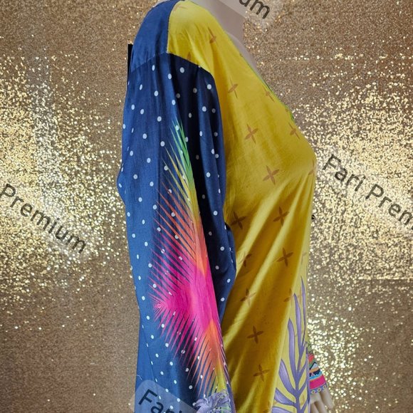 Asim Jofa 3PC Printed Lawn Cambric Cotton Shalwar Kameez Pakistani/Indian L, XL - Picture 7 of 12